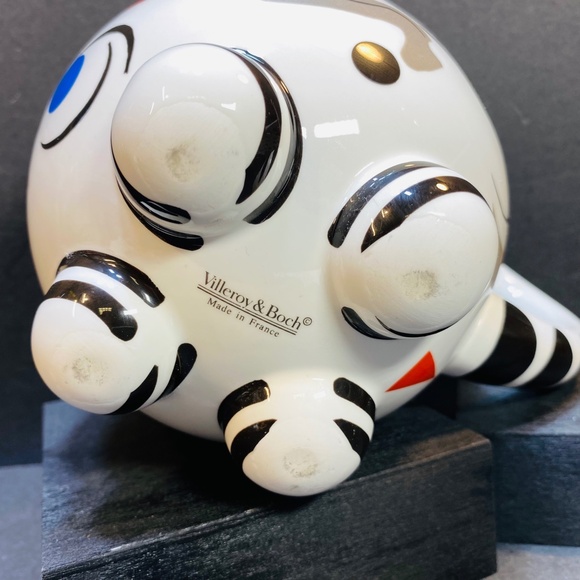 Villeroy & Boch ANIMAL PARK Jug Pitcher Made In France Rare 5 & 3/4” Tall EUC - Picture 9 of 11